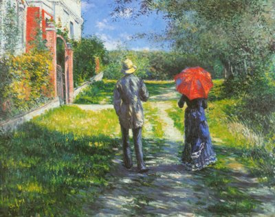 Caminho para cima de Gustave Caillebotte